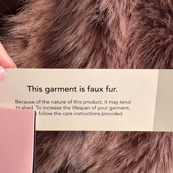 Avec les filles faux fur vest - Picture 2 of 5